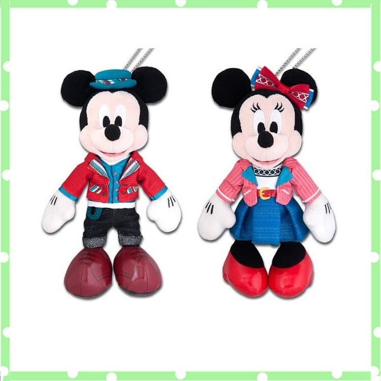 現貨東京迪士尼 美國風35周年米奇吊飾 米妮吊飾 達菲 雪莉玫 聖誕節禮物 情人節禮物