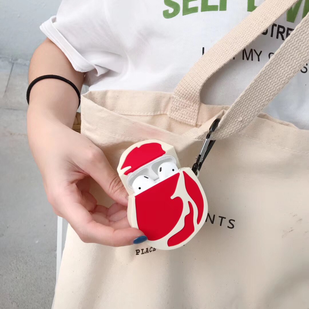 預購‼️ airpods保護套 肉airpods保護套 牛排airpods保護套 硅膠airpods保護套