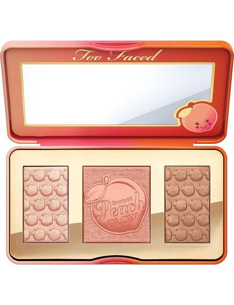 美國 TOO FACED Sweet Peach Glow palette 水蜜桃 打亮 腮紅 修容盤