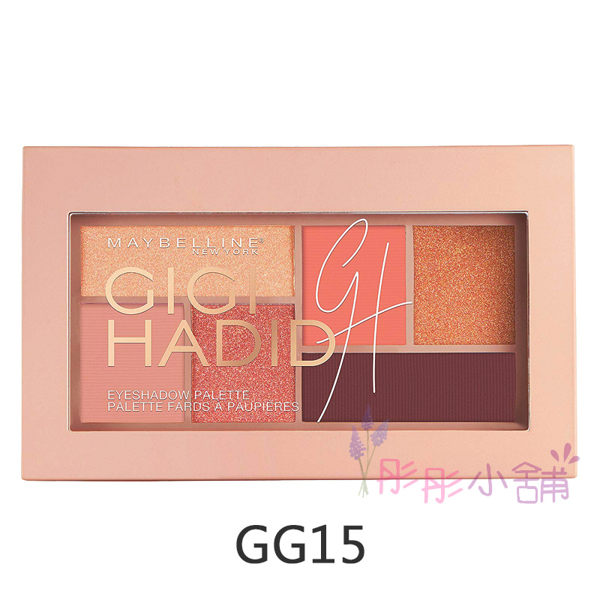 【彤彤小舖】美國 Maybelline GIGI HADID 聯名款訂製眼彩盤 0.14oz / 4g 杏桃暖橘 GG15 原裝進口