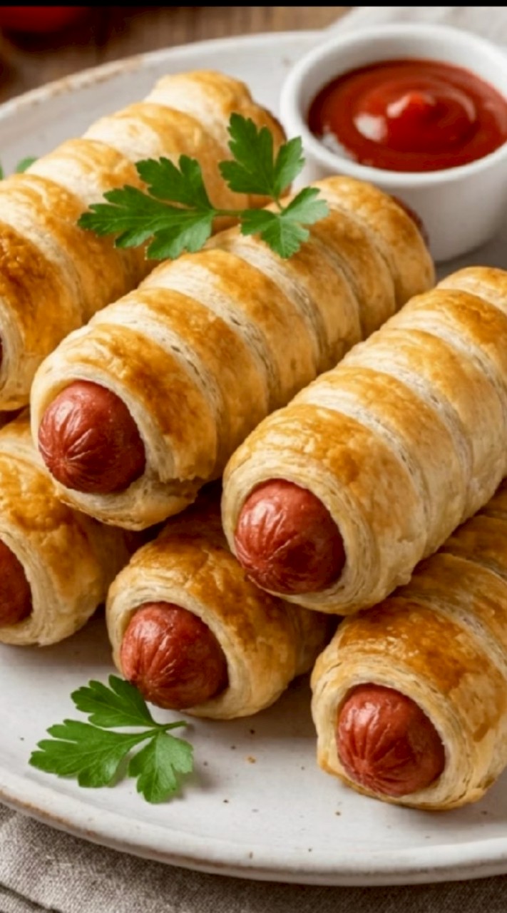 🥨🥨  โรตีพันไส้กรอก 🥨🥨 มจพ.11