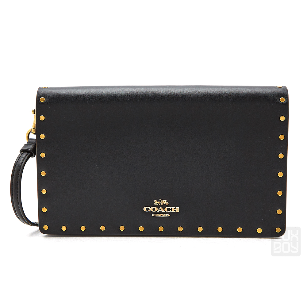 Coach Hayden Foldover Crossbody Clutch With Rivets 29675