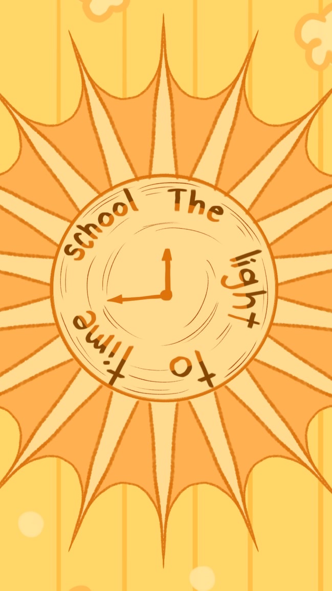 School the light to time