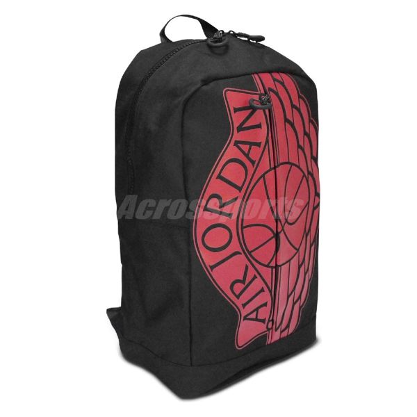 Nike 後背包 Jordan Wing 1 Pack 喬丹 1代 翅膀 黑 紅 背包 AJ1【PUMP306】 9A0208-023