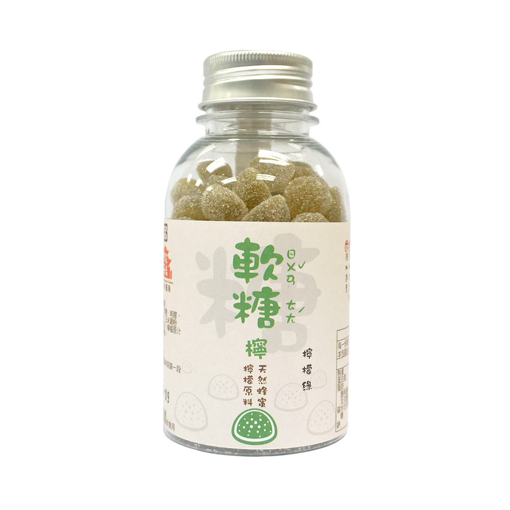 【蜜田本舖】蜂檸檬綠軟糖（220g／罐）