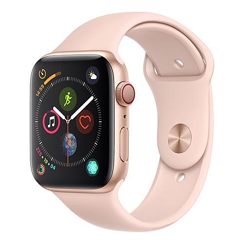 Apple Watch Series 4 (GPS + 行動網路)，44 公釐金色