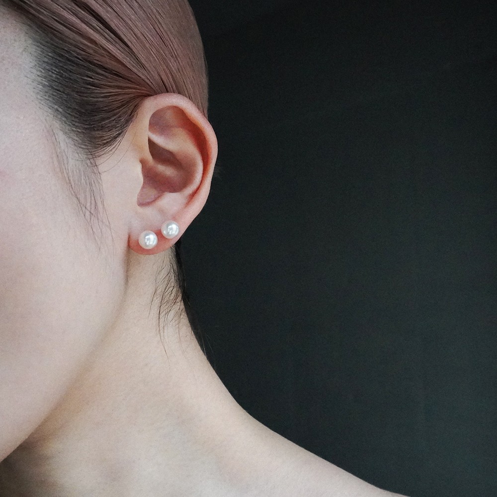 MIKIMOTO パール ピアス 真珠 5.25mm - アクセサリー