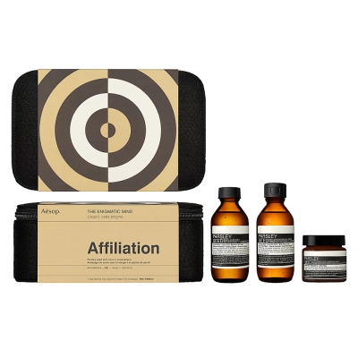 (即期品)Aesop 神秘心靈系列禮盒 Affiliarion連結 (潔面露+調理液+精華)
