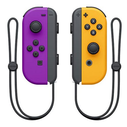 預購-任天堂 Joy-con 左右手把-電光紫、電光澄【愛買】