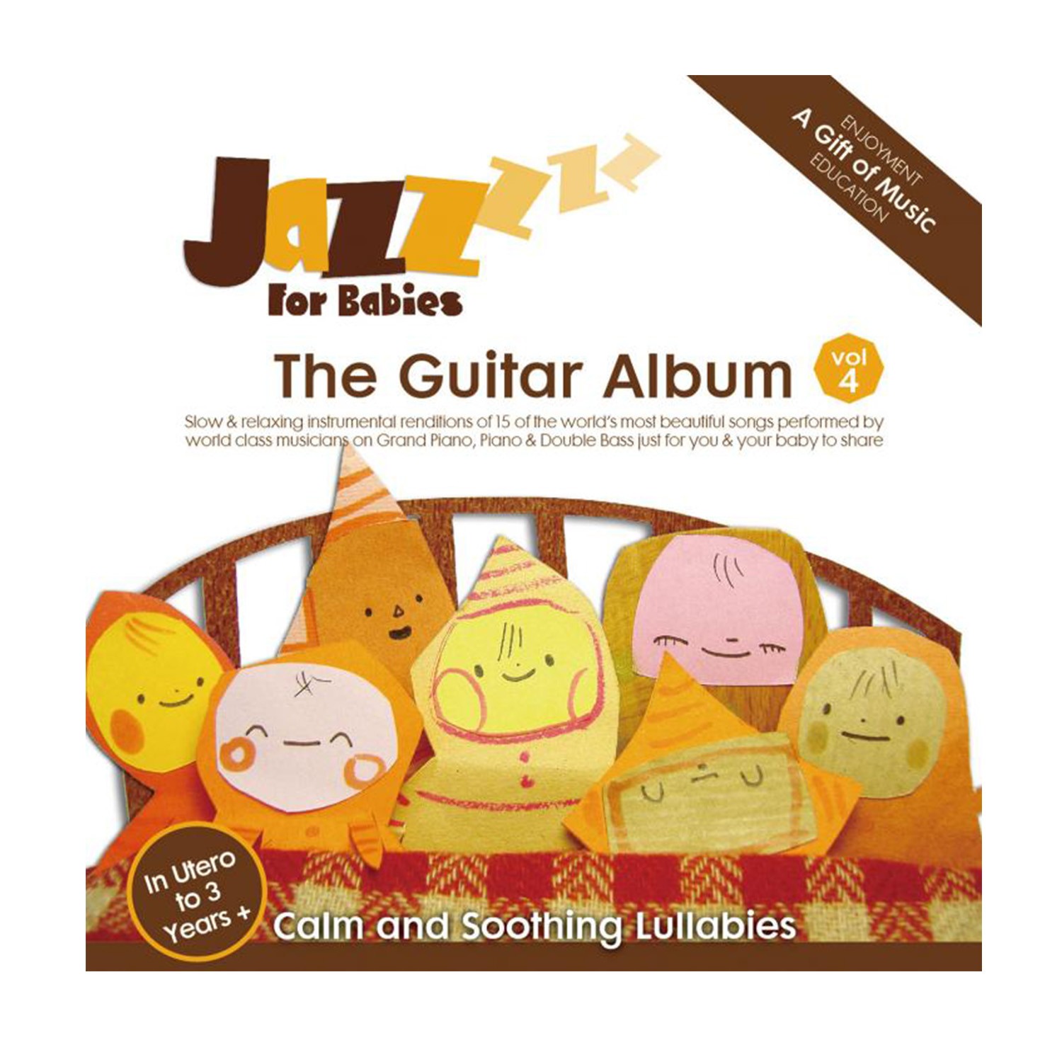榮獲美國國家育兒出版獎、創意兒童雜誌年度最佳專輯等多項國際獎項！。英國婦嬰用品及產前課程領導品牌Lazy Daisy孕婦產前課程指定音樂。流行經典、爵士名曲與幼兒音樂的完美結合。純真的器樂演出與坊間兒