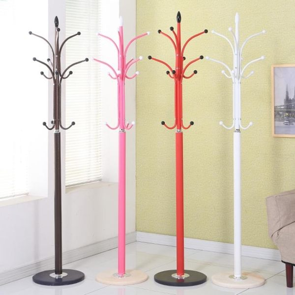 杰尼恩 衣帽架客廳鐵藝衣服架子大理石落地掛衣架臥室創意大衣架 依凡卡時尚