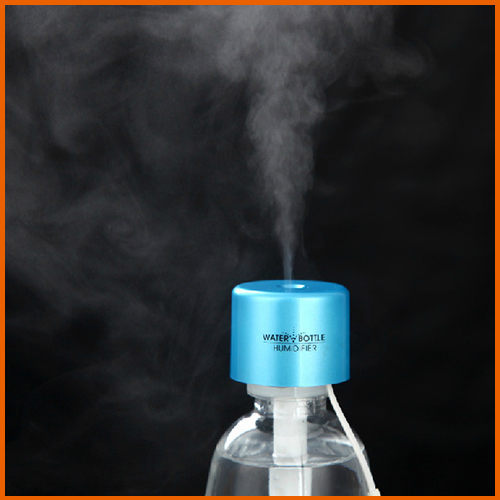 【Love Shop】二代水瓶蓋加濕器/靜音迷你USB加濕器 可攜式霧化加濕器 迷你噴霧器 創意新奇負離子