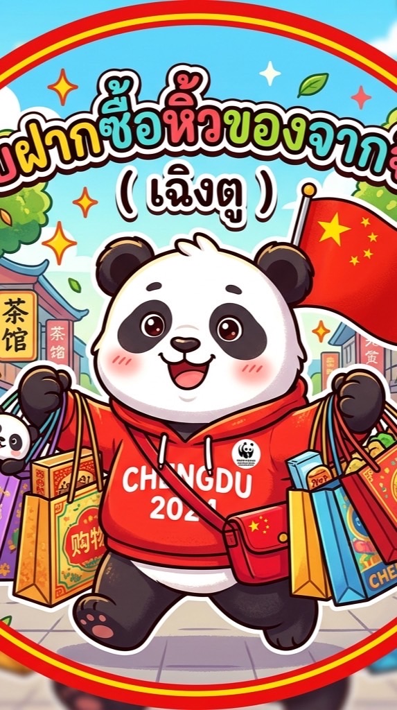 ✈️🇨🇳ฝากซื้อของจีน(เฉิงตู)
