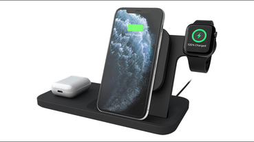 羅技 Logitech 推出三合一無線充電器，可同時為iPhone 、AirPods 、Apple Watch 充電