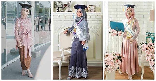 12 Inspirasi Kebaya Hijab Kekinian Untuk Acara Wisuda Pilih