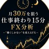 月30万を狙う仕事終わり15分FX分析ー”働くしかない”を変えるFXー