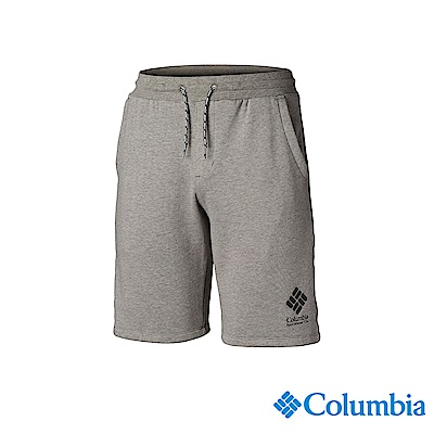 Columbia 哥倫比亞 男款-UPF50棉質短褲-灰色 UAJ07070GY