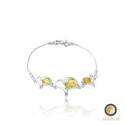 ◎無|◎|◎商品名稱:【MIRROR皇宣緣】永結同心琥珀手鍊品牌:MIRROR皇宣緣種類:琥珀/蜜蠟款式:手環/手鍊鑲嵌主材質:925純銀材質說明:天然琥珀、925純銀主石克拉重量(分/克拉):無配鑽