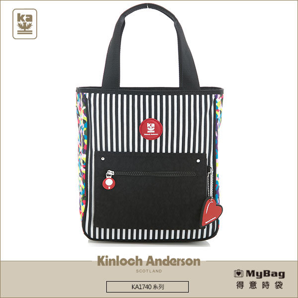 Kinloch Anderson 金安德森 肩背包 夏日蒙太奇 直立式托特購物包(小款) 繽紛碎花 KA174009 得意時袋