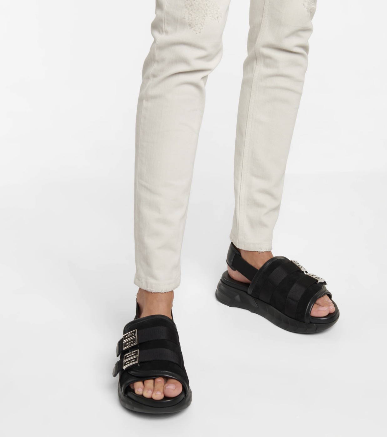 GIVENCHY Marshmallow slingback sandals