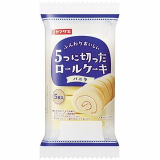 ヤマザキ 5つに切ったロールケーキ バニラ 5枚入
