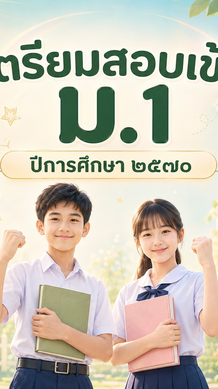 เตรียมสอบเข้า ม.๑ ปี ๒๕๗๐ ผู้ปกครองนักเรียนบ้านครู