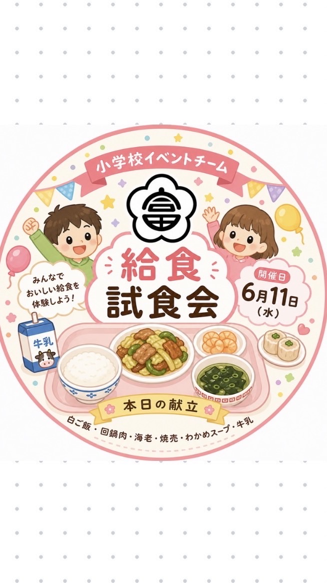 R8 6/11 富樫小給食試食会