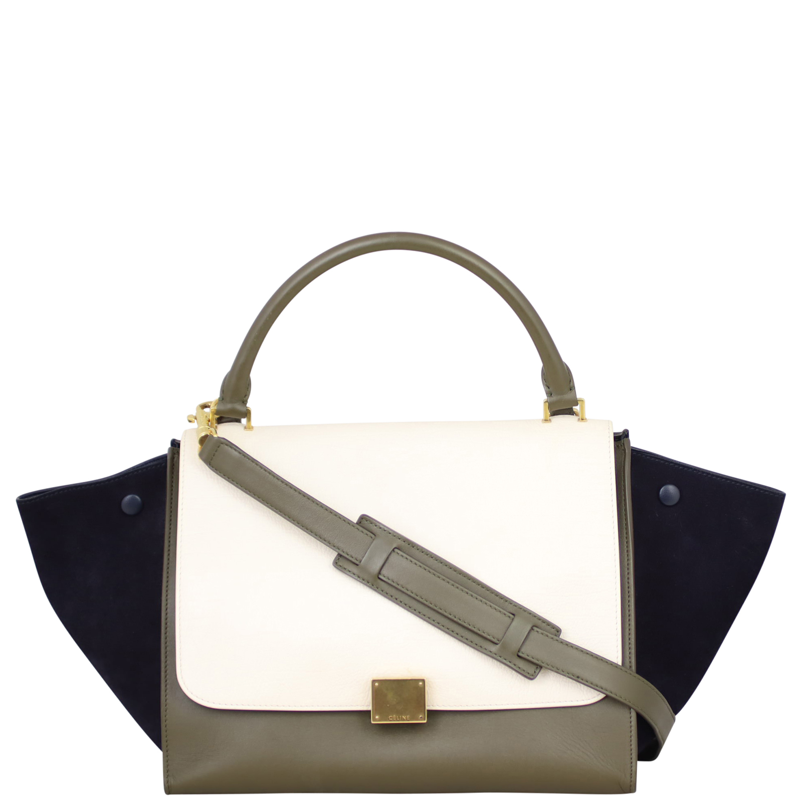 Clean lines and the classic Celine Trapeze shape draw the eye to this elegant design. This signature