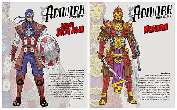 Keren 11 Karakter Avengers Endgame Versi Kerajaan Majapahit Ini Bikinan Seniman Lokal Hai Online Com Line Today