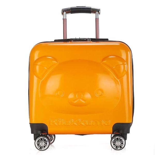 福瑞拉桿箱網供014小熊兒童拉桿箱 16寸 萬向輪18寸行李箱旅行箱
