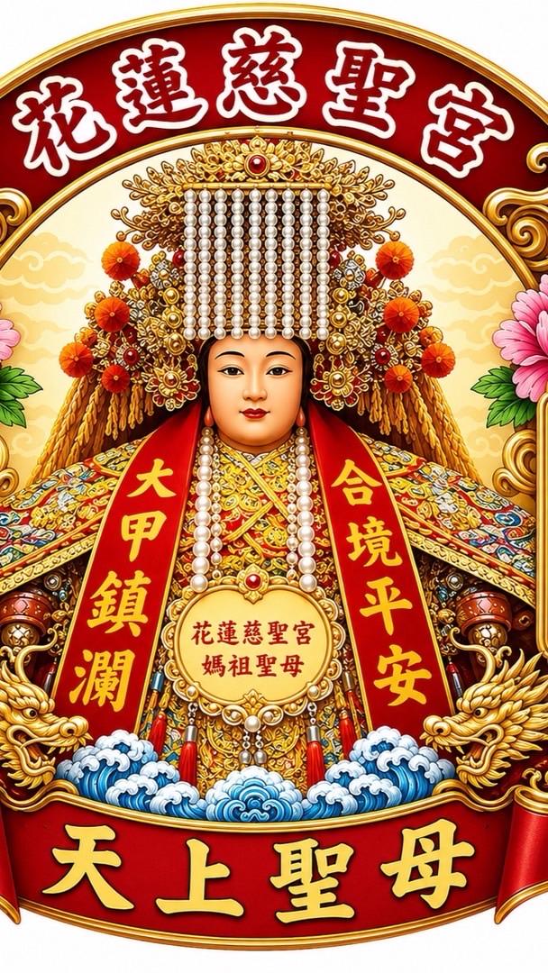 花蓮慈聖宮天上聖母「南巡卦火進香信徒報名群」