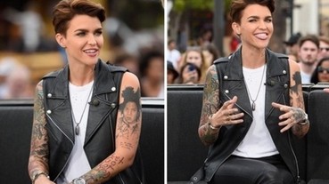 刺青女模 Ruby Rose 機車背心加刺青讓男女生都融化了！