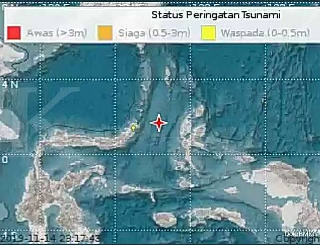 Hari Ini Dua Gempa Magnitudo 6 Goyang Wilayah Indonesia