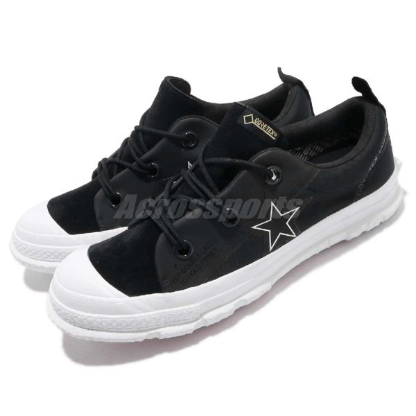 【六折特賣】Converse One Star MC18 GORE-TEX 黑 白 防水鞋面 男鞋 女鞋 休閒鞋【PUMP306】 163178C