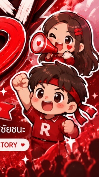 🔥คณะสีแดง Victory Red 🔥
