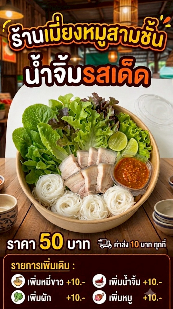 ร้านเมี่ยงหมูสามชั้น