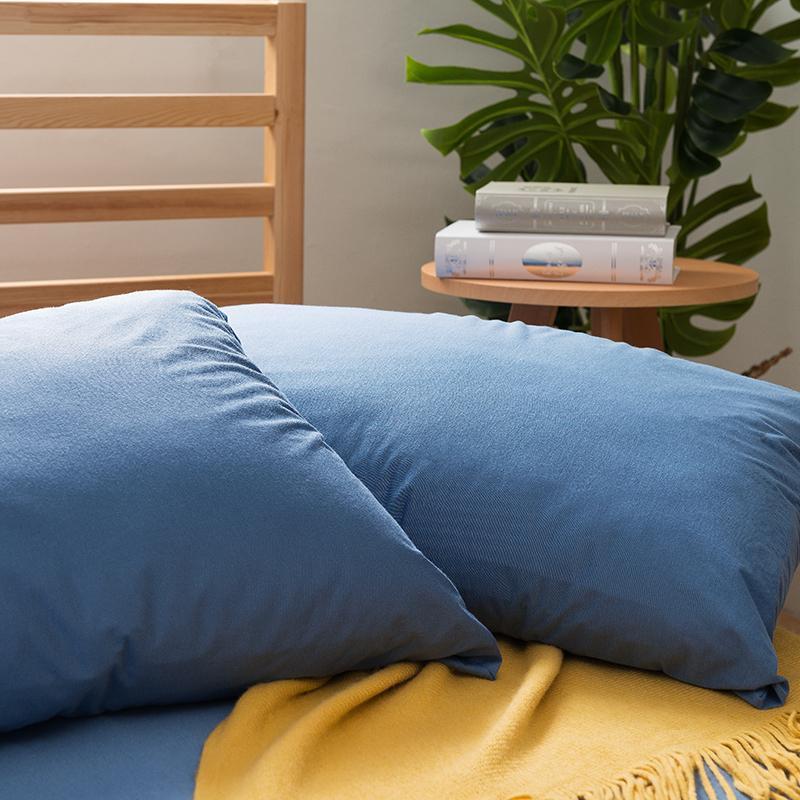 涼爽竹棉纖維 2-in-1防汙床包三件組-特大 茵綠