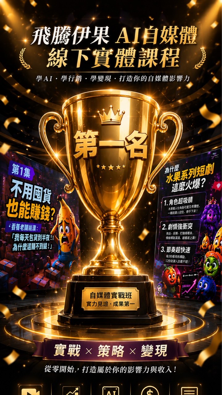 🏆十組5/30-31AI自媒體戰神小隊