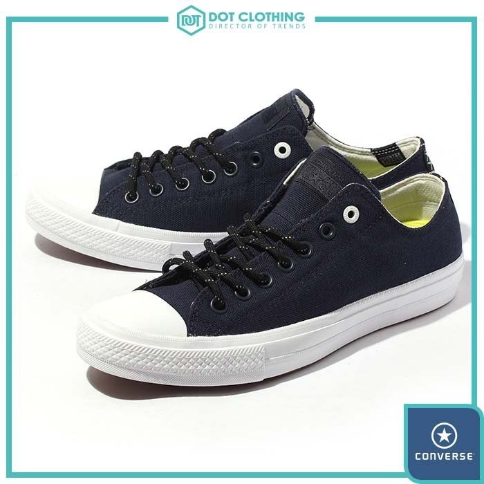 DOT聚點 CONVERSE CHUCK TAYLOR II 防潑水 科技 氣墊 藍白 帆布 2代 男女 153538C