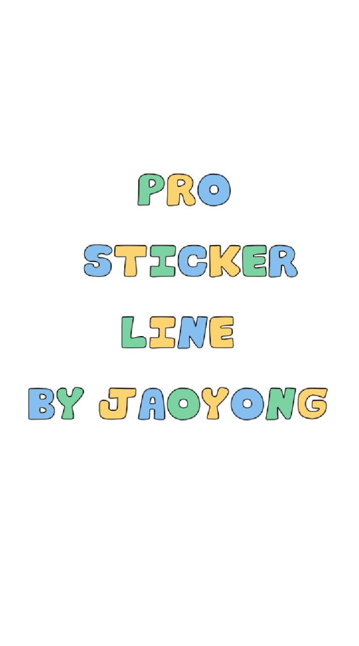 OpenChat ミ🌷♡ Pro Stickerline By Jaoyong 📄.°୭̥ ⠀