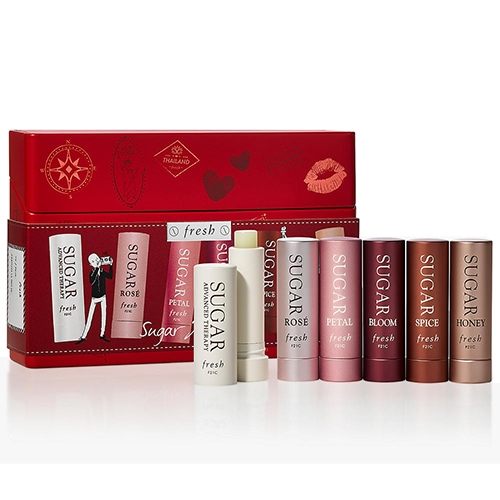 fresh 黃糖抗皺活肌護唇套裝 2018聖誕新品《小婷子》