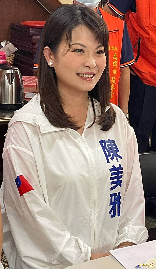 高雄市立委第六選區國民黨參選人陳美雅。(記者黃良傑攝)