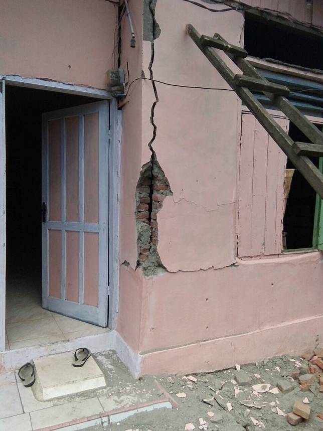 60 Rumah Rusak Akibat Gempa 5,0 Magnitudo di Padangsidempuan