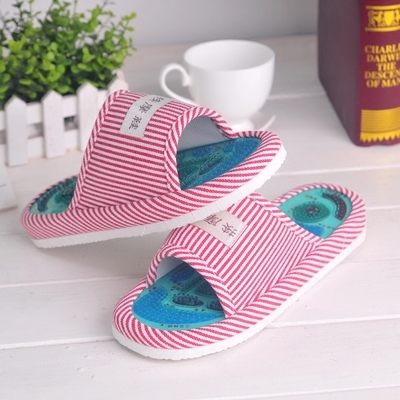 腳底足底穴位保健按摩拖鞋 韓國男女情侶養生足療磁療按摩鞋 盯目家