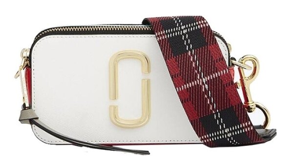 MARC JACOBS 白色相機包單肩包