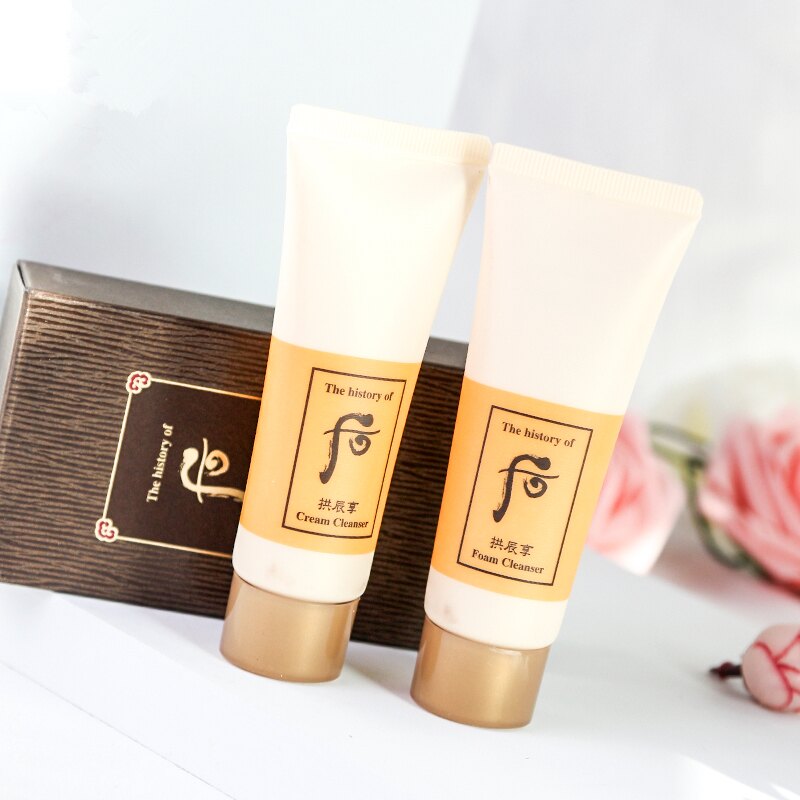 【WHOO后】后拱辰享洗卸2件旅行組 氣津洗面乳40ml+氣津清顏霜40ml 韓國原裝進口 =備貨天數3-5個工作日= 【限常溫宅配】