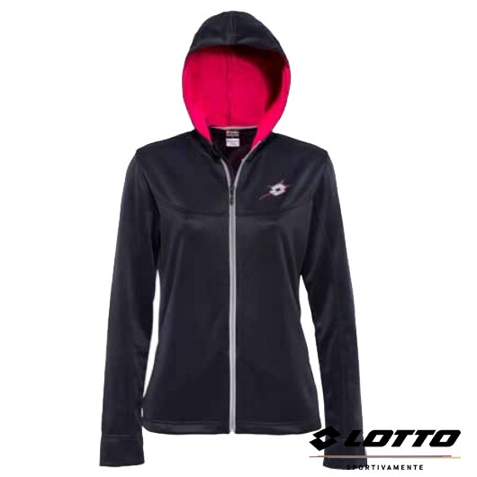 義大利第一品牌-LOTTO樂得 女款抗UV防風運動針織外套 [63980] 深灰藍【巷子屋】