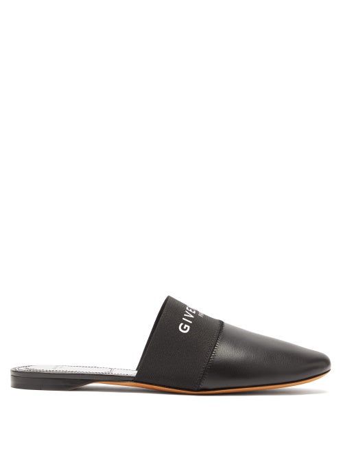 Givenchy - Givenchy's black Bedford mules will make a sophisticated choice to accompany directional 