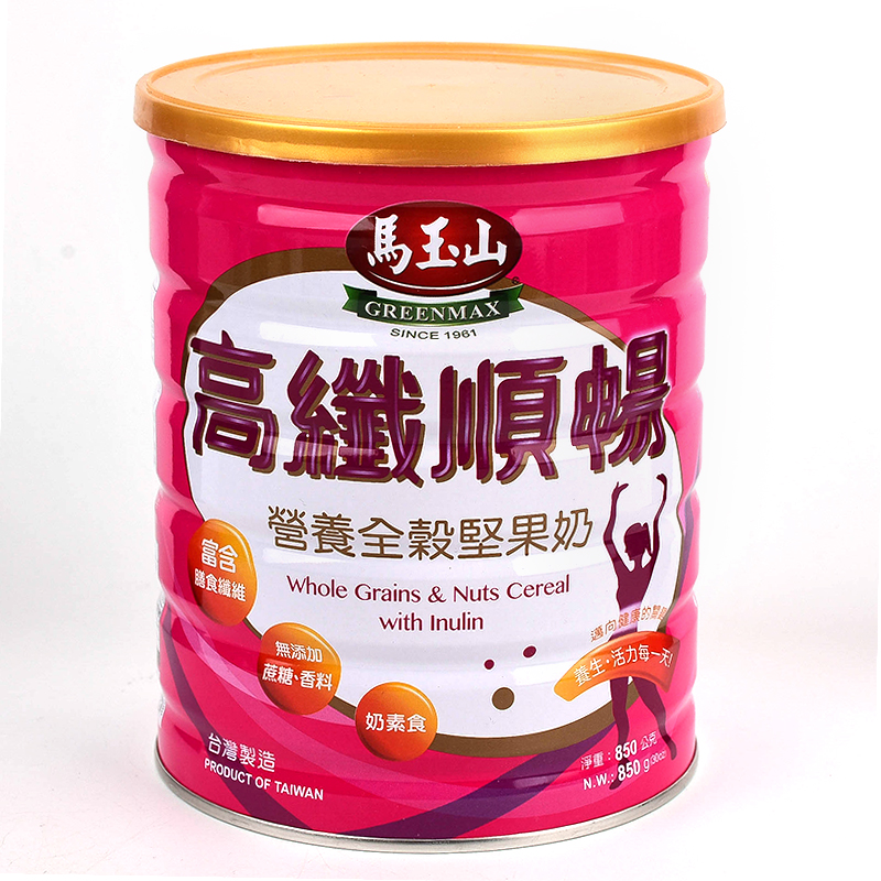 馬玉山營養全穀堅果奶-高纖順暢配方-850g