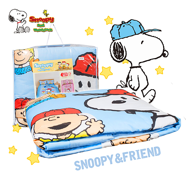 卡通 混紡 四季被 Snoopy 查理布朗 冷氣被 幼稚園